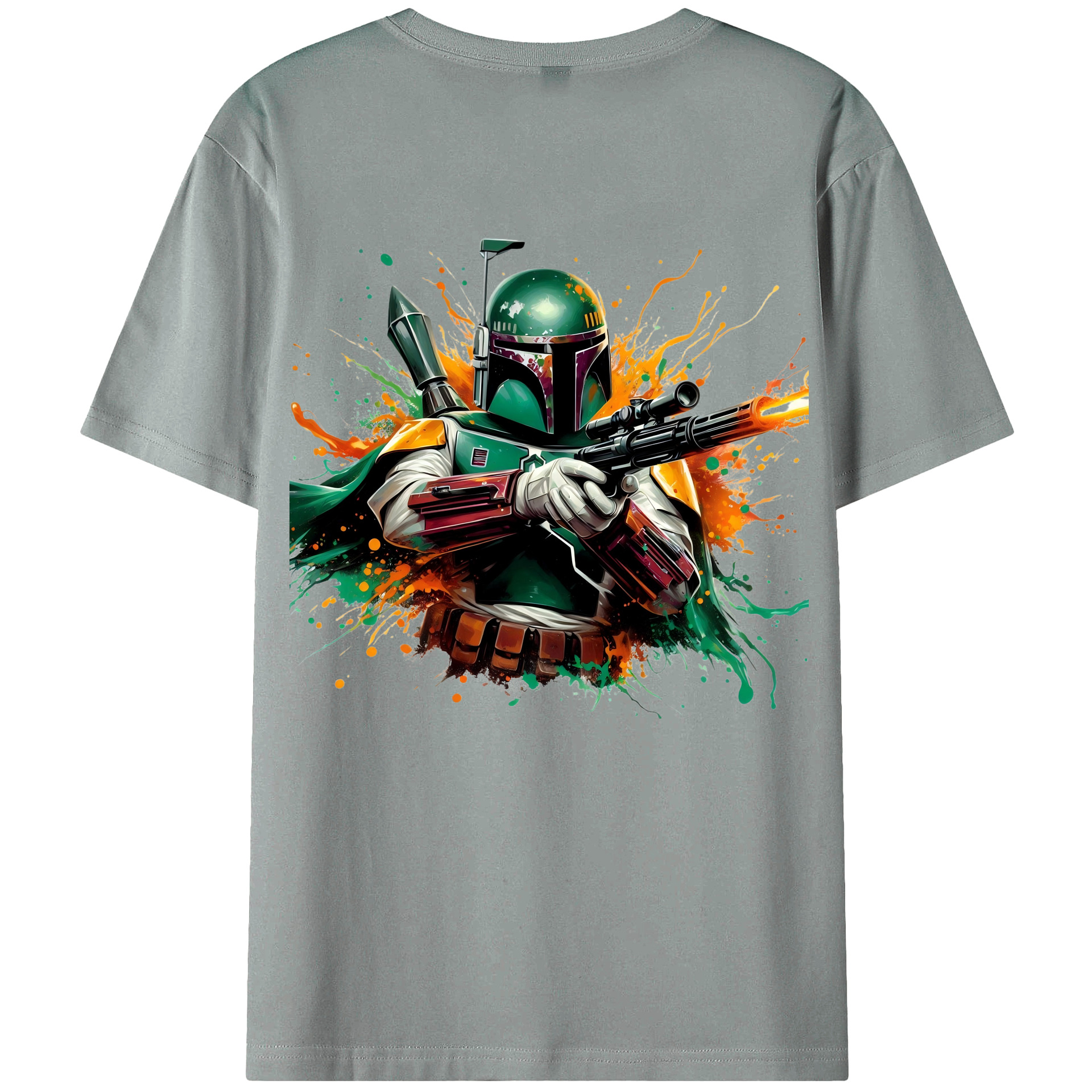 （画像用） スター・ウォーズ Star Wars 綿100％ メンズ半袖Tシャツ（バックプリント） 通気性
